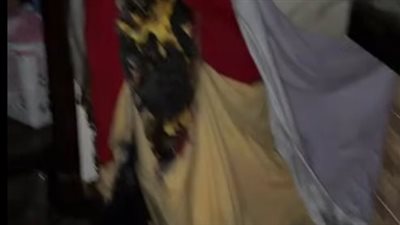 جانب من الحريق