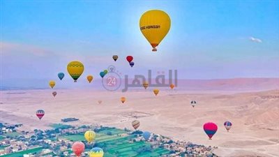 سماء الأقصر تتزين بـ82 رحلة بالون طائر تقل 2000 سائح 