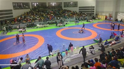 لاعبو جنوب سيناء يشاركون في بطولة السوبر للمصارعة تحت 17 سنة