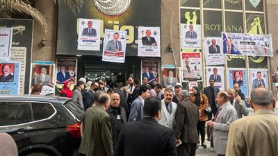 إقبال كبير على انتخابات نقابة المحامين بالبحيرة | صور