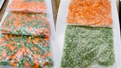 طريقة تخزين البسلة وتفريزها بالجزر.. بدون سلق