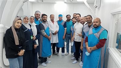 بدء تشغيل وحدة القسطرة القلبية لأول مرة بمستشفى كفر الدوار العام وإجراء أول حالتين بنجاح