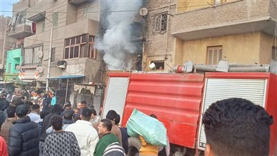 انتداب المعمل الجنائي لفحص أسباب حريق شقة سكنية بشبرا الخيمة