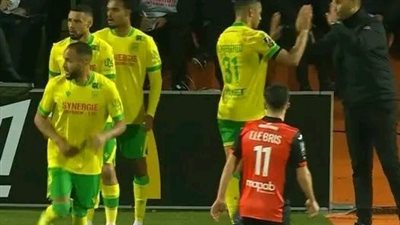 بمشاركة مصطفى محمد.. نانت يخسر من لوريان بثنائية في الدوري الفرنسي