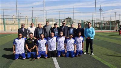 فريق كرة القدم بشركة مياه الشرب والصرف الصحي بالقليوبية يتوج بكأس دوري المصالح الحكومية 