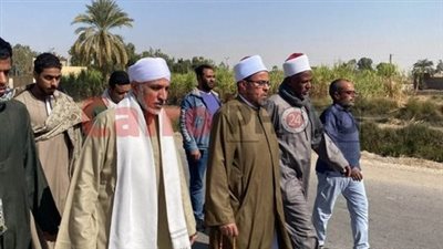 الآلاف يشيعون جثمان شيخ المالكية بالأقصر إلى مثواه الأخير |صور 