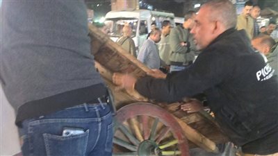 حملة مسائية لرفع الإشغالات وإعادة الانضباط بشارع ناهيا في بولاق الدكرور