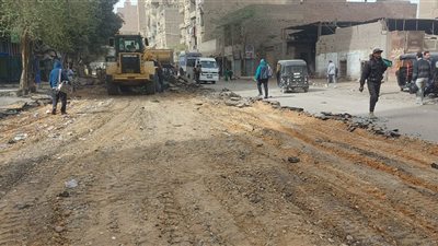 محافظ الجيزة يعلن بدء أعمال تطوير ورصف ورفع كفاءة شارع ناهيا في بولاق الدكرور