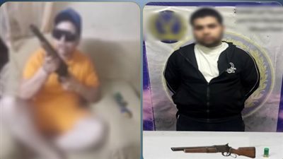 القبض على عاطل بحوزته فرد خرطوش بالقاهرة