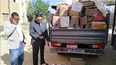 قبل توزيعها بالأسواق.. ضبط طن ونصف مجمدات ومواد غذائية غير صالحة للاستهلاك الآدمي في الوادي الجديد