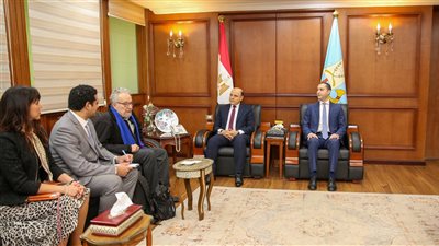 محافظ كفر الشيخ يستقبل وفد الأمم المتحدة لمناقشة سبل تعزيز منظومة مياه الشرب وخدمات الصرف الصحي