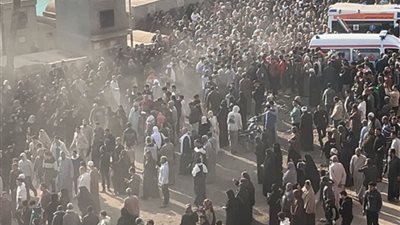 كفر الروك تتشح بالسواد.. تشييع جثامين 4 ضحايا في حادث انقلاب سيارة بالدقهلية