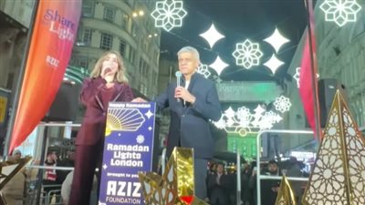 بالأضواء والزينة.. لندن تحتفل بشهر رمضان بحضور صادق خان