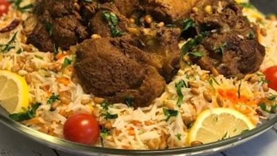 لحم مشوي دايب| طريقة عمل الحنيذ اليمني في قدر الضغط ببهارات سرية