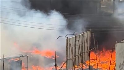 حريق يلتهم خيمة رمضانية بالدقهلية 