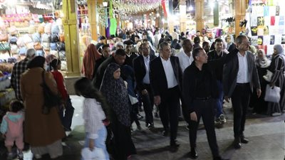محافظ أسوان يقود حملة انضباط موسعة بالسوق السياحي.. ويشدد على الإغلاق الفوري والتشميع للمخالفين