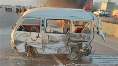 ننشر أسماء مصابي وضحية حادث تصادم سيارة ملاكي وأخرى تمناية بالطريق الصحراوي بالإسكندرية