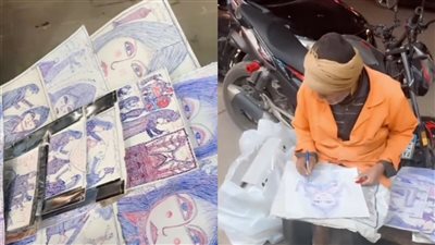 ذو عين واحدة.. فيديو لمُسن يرسم على الأوراق في الشارع يثير تعاطف مواقع التواصل
