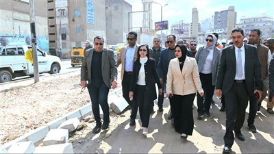 محافظ البحيرة تتفقد أعمال إحلال وتجديد كوبري كفر الدوار العلوي