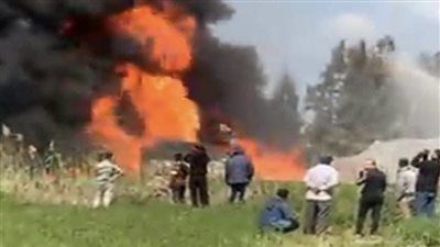 السيطرة على حريق سيارة بطريق بلقاس - المنصورة في الدقهلية 