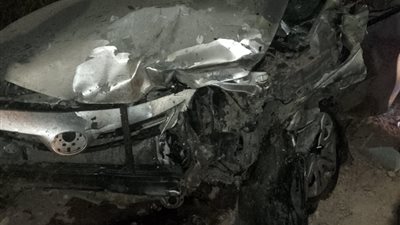 مصرع شخص وإصابة 4 آخرين في تصادم سيارتين ملاكي بطريق أسيوط موشا