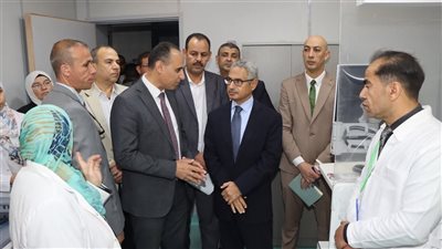 محافظ بني سويف يتفقد مستشفى الفشن المركزي لمتابعة مستوى الخدمة الصحية وانتظام العمل