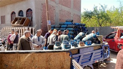 تحرير محاضر للتصرف في 550 أسطوانة بوتاجاز خلال حملات رقابية بأسيوط