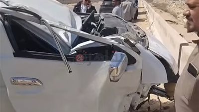 مصرع شخص وإصابة آخر في انقلاب ميكروباص بمطروح 