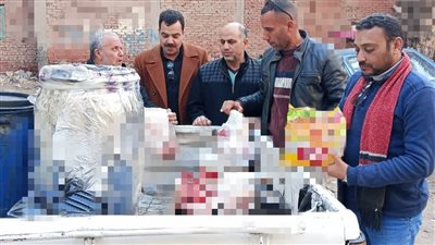 حملة تفتيشية مكبرة تضبط أغذية فاسدة ولحوما خارج المجازر في حملات تموينية بالبحيرة