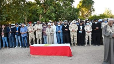 محافظ أسوان ينعى شهيد الواجب الوطني أحمد جمال