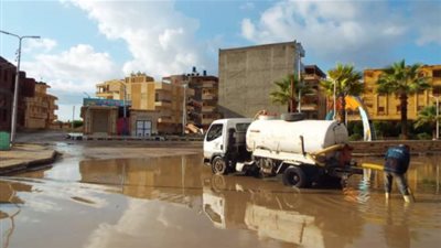 أمطار غزيرة ومتوسطة على معظم أنحاء كفر الشيخ وسط طقس مشمس (صور وفيديو)