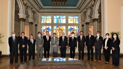 وزير التربية والتعليم يلتقي الخبراء اليابانيين لمناقشة التقارير الخاصة بالمدارس المصرية اليابانية