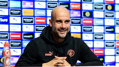 جوارديولا: من الصعب الحديث عن مشاعر أجويرو بعد وفاة مارادونا