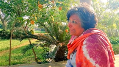 منار معبد.. مصرية تستعين بطريقة فرعونية لمواجهة أطعمة “المواد الحافظة والفاست فود” (صور)