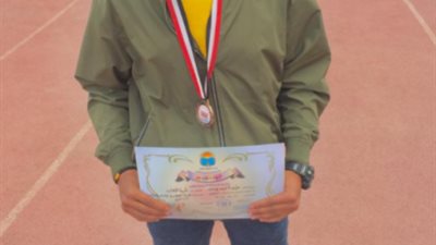 وليد يوسف يحصل على المركز الثالث ببطولة ألعاب القوى “جامعات”