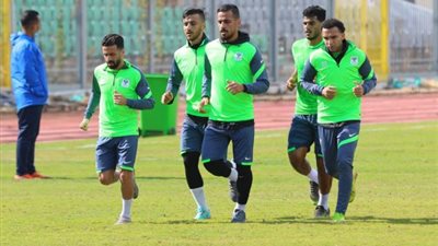 المصري يواصل تدريباته داخل معسكره ببرج العرب