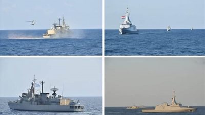 القوات البحرية المصرية واليونانية تنفذان تدريبًا بحريًا عابرًا ببحر إيجة
