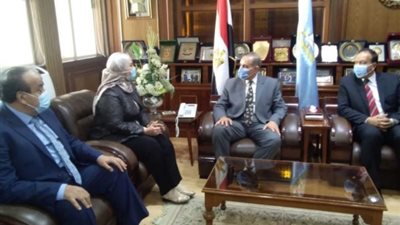 محافظ كفر الشيخ يستقبل وزيرة التضامن لتفقد عدد من المنشآت الخدمية (صور)