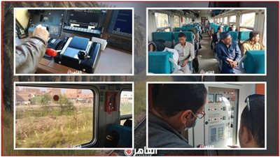 جرار أمريكي وعربات روسية.. أول معايشة من داخل أحدث قطارات السكك الحديدية (صور وفيديو)