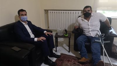 القنصل المصري بلبنان يلتقي مايكل حداد للحديث عن مسيرة “المشي من أجل الشمول”