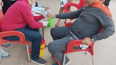 طلائع الجيش يخضع لمسحة طبية استعدادًا للأهلي بنهائي الكأس (صور)