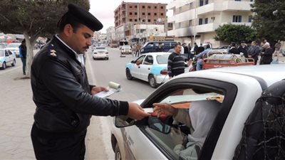 تحرير 2333 مخالفة مرورية في حملة مكبرة بالقليوبية