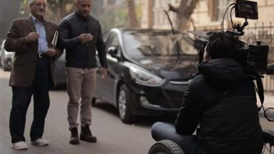 مكي وأحمد حلاوة في كواليس تصوير مسلسل “الاختيار 2” (صورة)