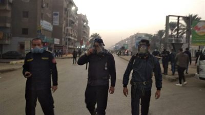 62 مصابًا في حادث تسريب غاز بشركة مياة الشرب بكفر الشيخ