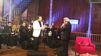 غدا.. علي الحجار ضيف الإعلامي محمود سعد في “باب الخلق” (صور)