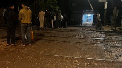 مصرع شخصين صدمهما قطار بالقرب من مزلقان العطف في الواسطى ببني سويف