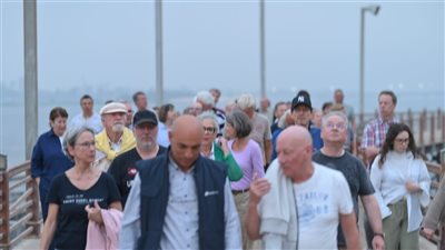 ضمن خطة تنشيط السياحة.. استقبال 45 سائحًا من جنسيات متعددة في جولة بممشى كورنيش بني سويف