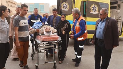 خروج 4 مصابين واستمرار علاج 5 آخرين في حادث ميكروباص جرجا بسوهاج
