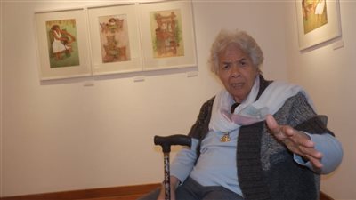 الخميس المقبل.. عزاء الفنانة التشكيلية زينب السجيني في مسجد عمر مكرم