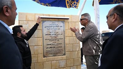 محافظ جنوب سيناء يفتتح مشروع ازدواج طريق حمام موسى - كمين الوادي بمدينة طور سيناء